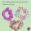 image:imageGoody Ouchless Hair Scrunchie  3 Count Purple Rainbow  Help Keep Hairs In Place  Hair AccessoriesPurple Assorted Scrunchies