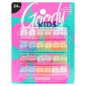 image:imageGoody Classics Mini Claw Clips  2 Count Pack of 1 Assorted Colors  Great for Easily Pulling Up Your Hair  PainFree Hair Accessories for Women Men Boys and GirlsMini Claw Clips 24 Ct