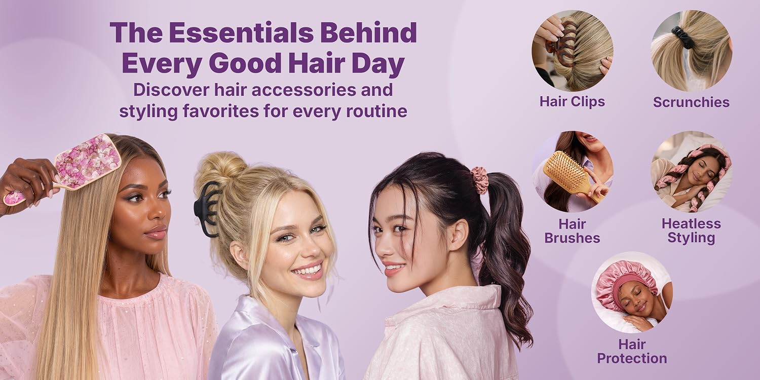 Goody | Premium Hair Ties, Clips & Styling Tools,Comfort‑Fit Everyday Hair Styling