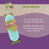 image:imageGOODY Planet Detangling Palm Hair Brush  Teal  Detangler Comb for WomenMenand Kids  Wet or Dry  for NaturalStraightThick and Curly Hair  Made with Recycled OceanBound PlasticExtra Thick
