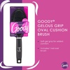 image:imageGoody Oval Hair Brush with Gelous Grip  For All Hair Types  Ion Infused Bristles for FrizzFree and Glossy Styling  PainFree Hair Accessories for Women Men Boys and Girls