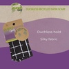 image:imageGOODY Planet Ouchless Recycled Satin Scarf 1ct Black and White