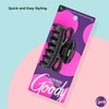 image:imageGoody Ouchless Nometal Flexible Claw Hair Clip Large Black 1count Pack of 3 1936822