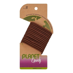 image:imageGOODY Goody Ouchless Elastic Thick Hair Tie Brown  Medium to Thick Hair 30 Count