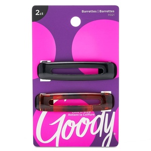 image:imageGoody SlideProof 2 Count  Barrettes  Suitable for All Hair Types  PainFree Hair Accessories for Women and Girls  All Day Comfort