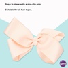 image:imageGoody Kids Large Bow Barette  Blush  Stay Tight Closure Help Keep Hairs In Place  Hair Accessories