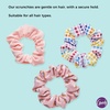 image:imageGoody Ouchless Hair Scrunchie  3 Count Rainbow amp Peach  Secure Styling Accessories for All Hair Types  PainFree and Easy to Use