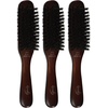 image:imageGoody Smoothing Hairbrush with Natural Boar Bristles for Frizz Control Flyaway Control Smooth Shiny Finish Wooden Styling Brush for All Hair Types