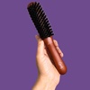 image:imageGoody Smoothing Hairbrush with Natural Boar Bristles for Frizz Control Flyaway Control Smooth Shiny Finish Wooden Styling Brush for All Hair Types