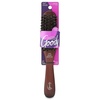 image:imageGoody Smoothing Hairbrush with Natural Boar Bristles for Frizz Control Flyaway Control Smooth Shiny Finish Wooden Styling Brush for All Hair Types