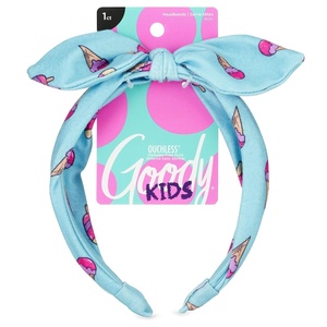 image:imageGOODY Kids Headband  Ice Cream Print  Comfort Fit for All Day Wear  Secures All Hair Types