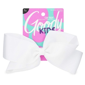 image:imageGoody Kids Large Bow Barette  White  Stay Tight Closure Help Keep Hairs In Place  Hair Accessories