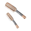 image:imageGoody Detangle It Vented Hair Brush Quick Drying Detangler Brush with Flexible Bristle Use as a Detangling Brush or Styling Brush to Tackle Tangles Knots amp Frizz All Hair Types BrownGrey  2 Ct